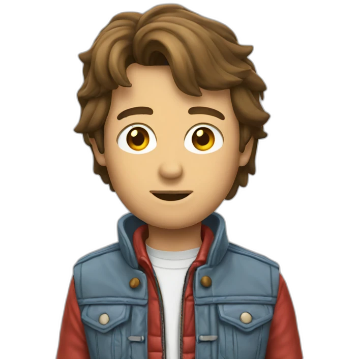 Marty McFly emoji