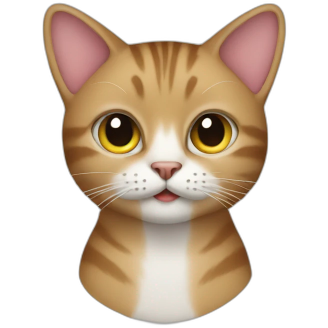 a cat as a designer emoji