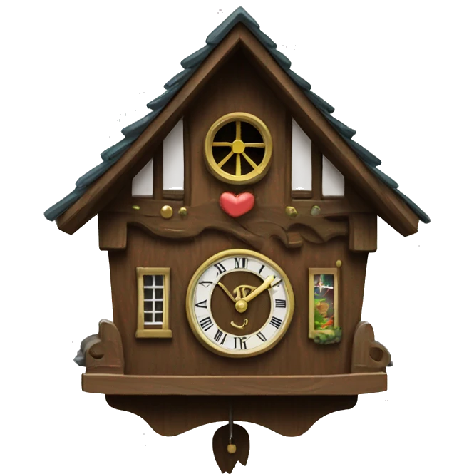 Cuckoo clock emoji