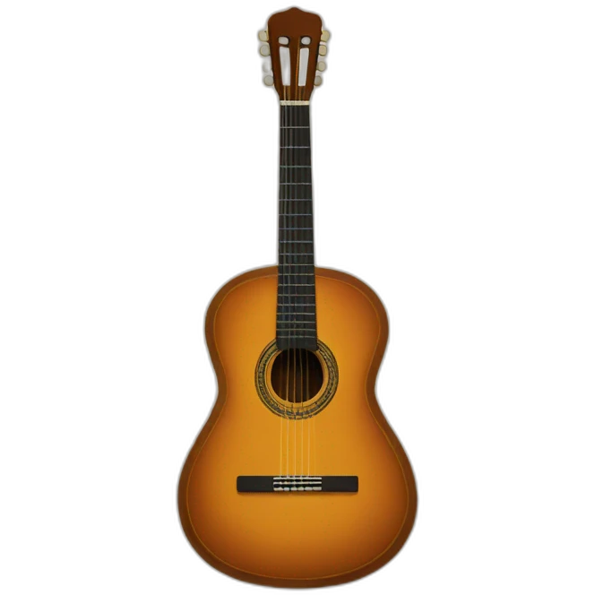 Classical guitar emoji