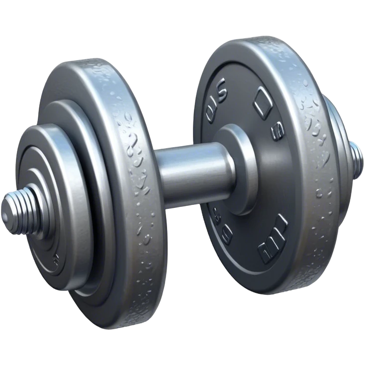 A wet dumbbell  emoji
