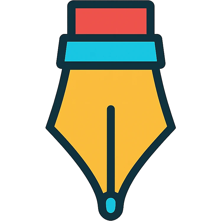 A tip of a pen emoji