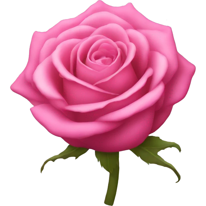 pink rose emoji