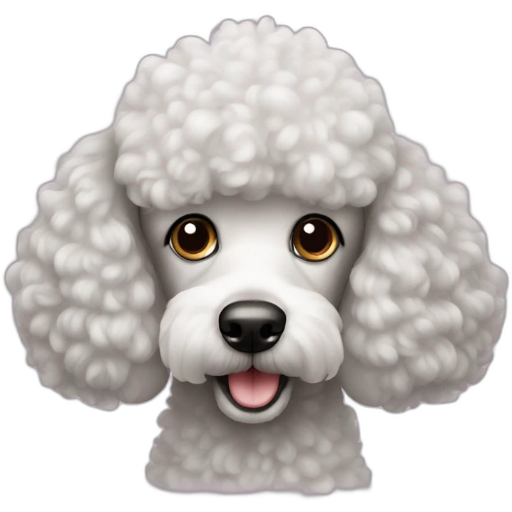 Poodle emoji