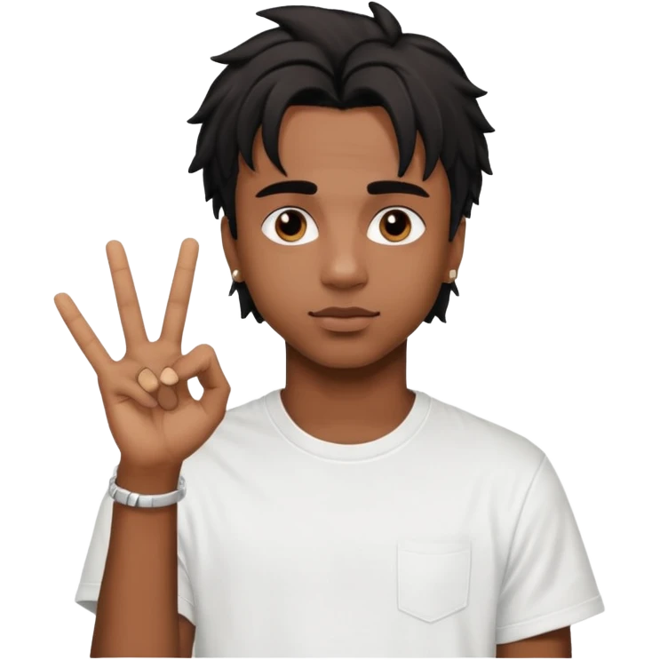 Playboi Carti YVL hand sign emoji