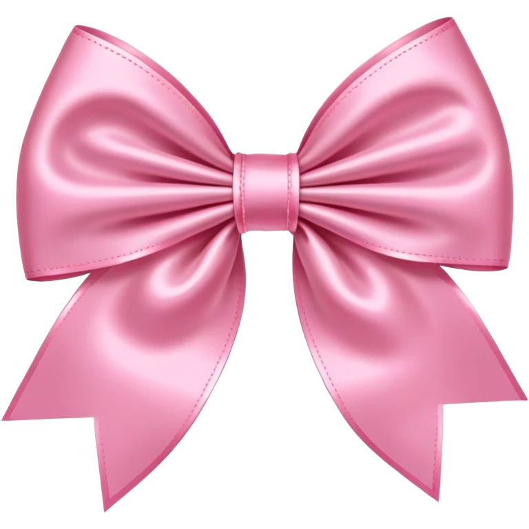 cute pink coquette bow emoji
