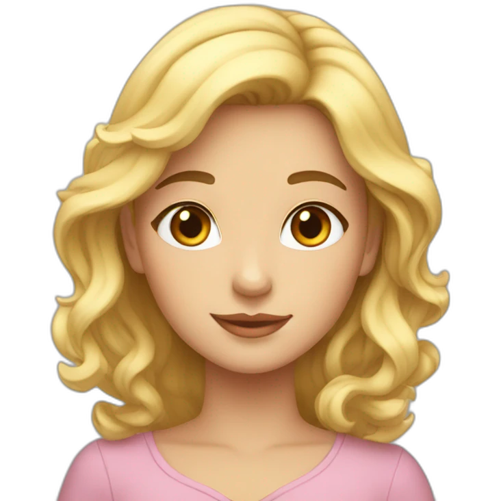 Une belle fille emoji
