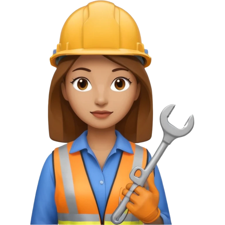 woman construction worker emoji