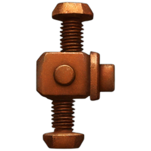 Rusty bolt emoji
