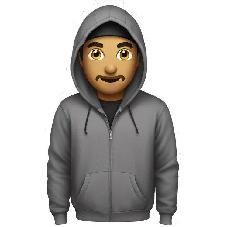 muslim computer hacker hoodie emoji
