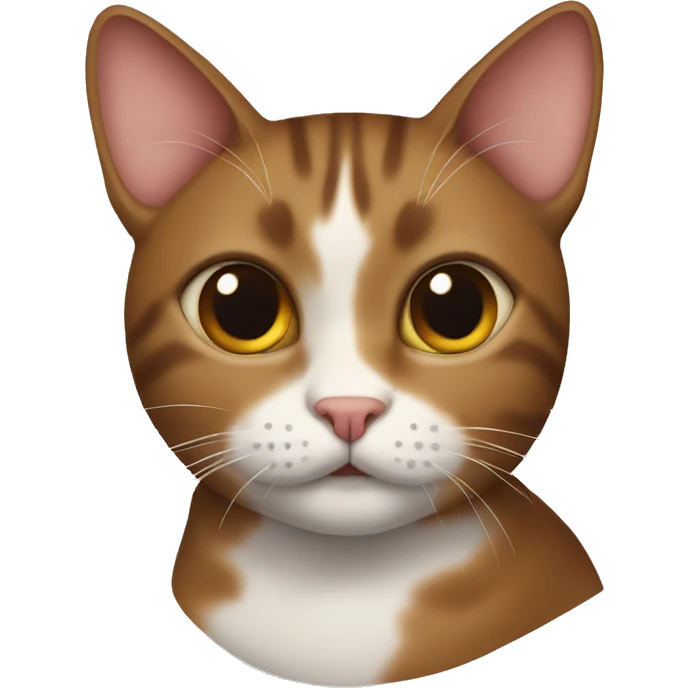 Cat brown  emoji