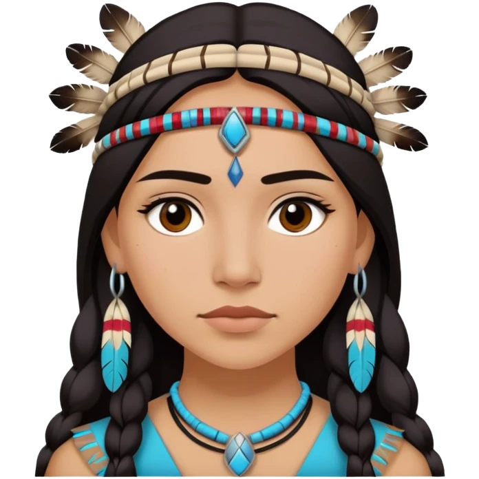 Bisexual Native American Young Woman emoji