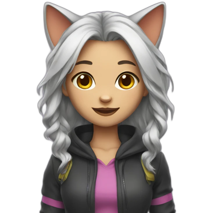 cat girl emoji
