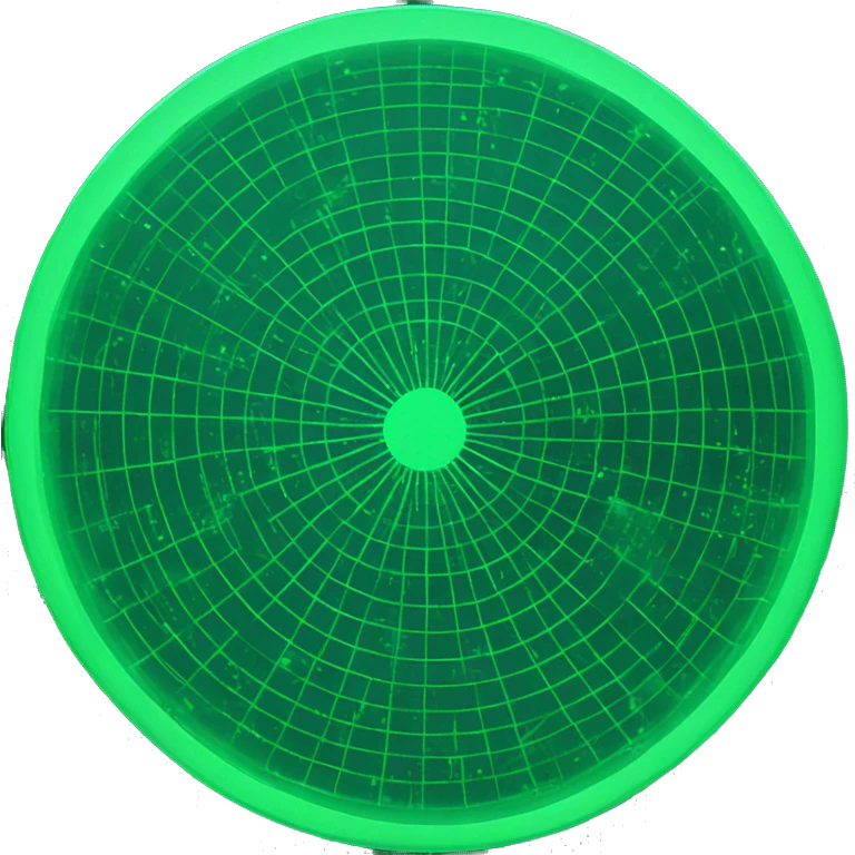 green radar screen emoji
