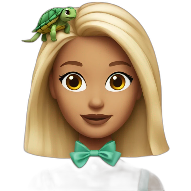 tortue barbie emoji