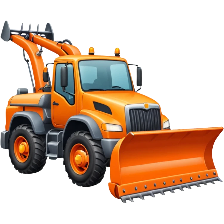 sprav cestarske auto s pluhom emoji