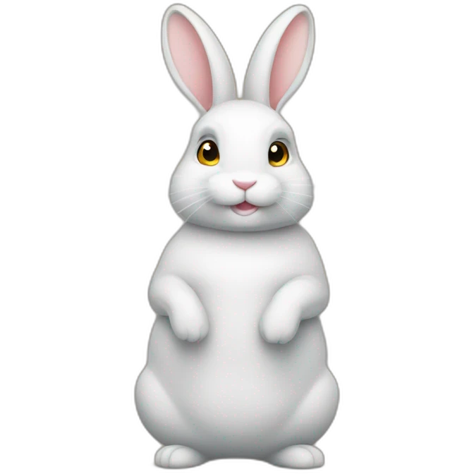 Lapin debout emoji