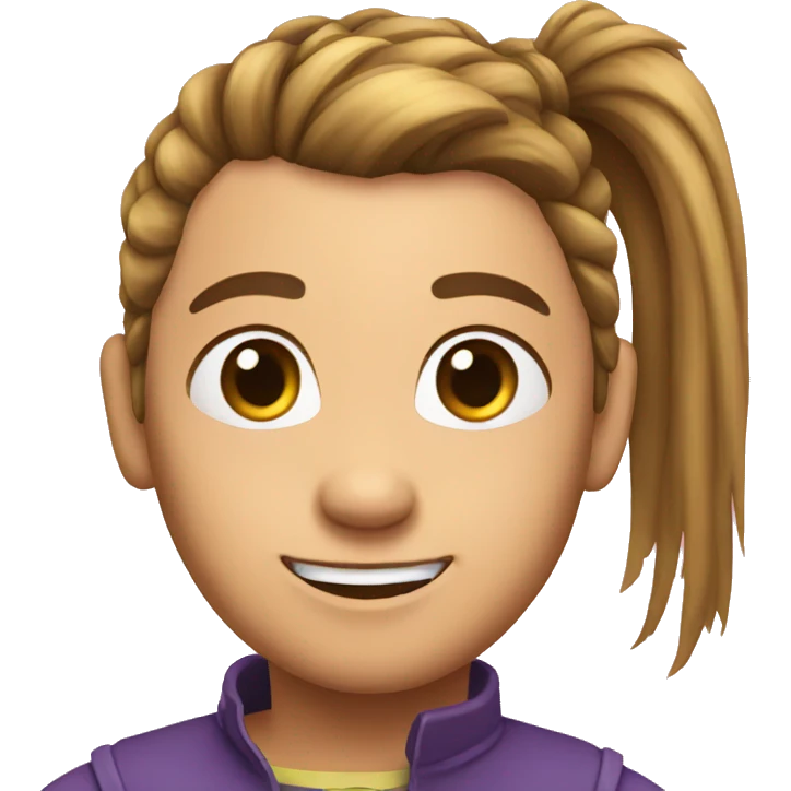 pony tail emoji