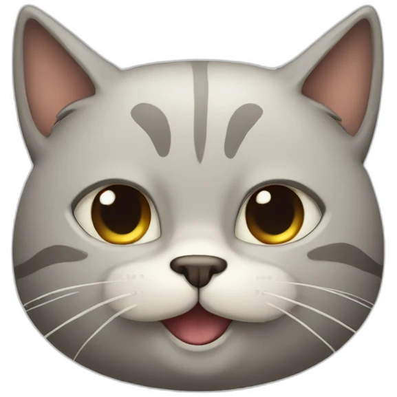 cat with a beard winking emoji