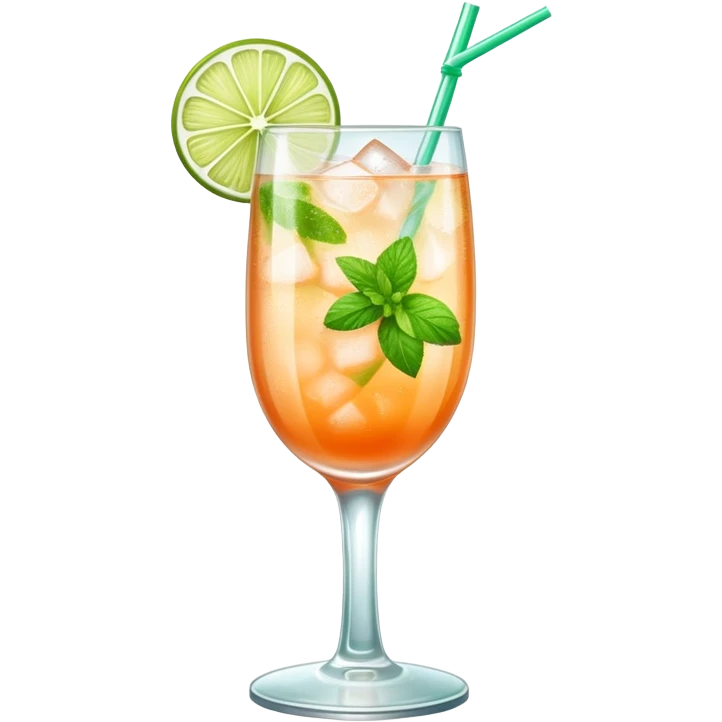 Hugo Spritz cocktail  emoji