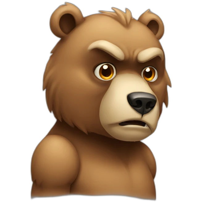 angry - loving - bearù emoji