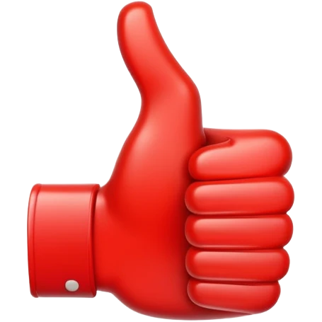 red thumbs up emoji