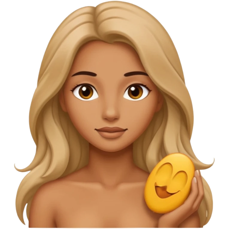 Une belle femme nue emoji