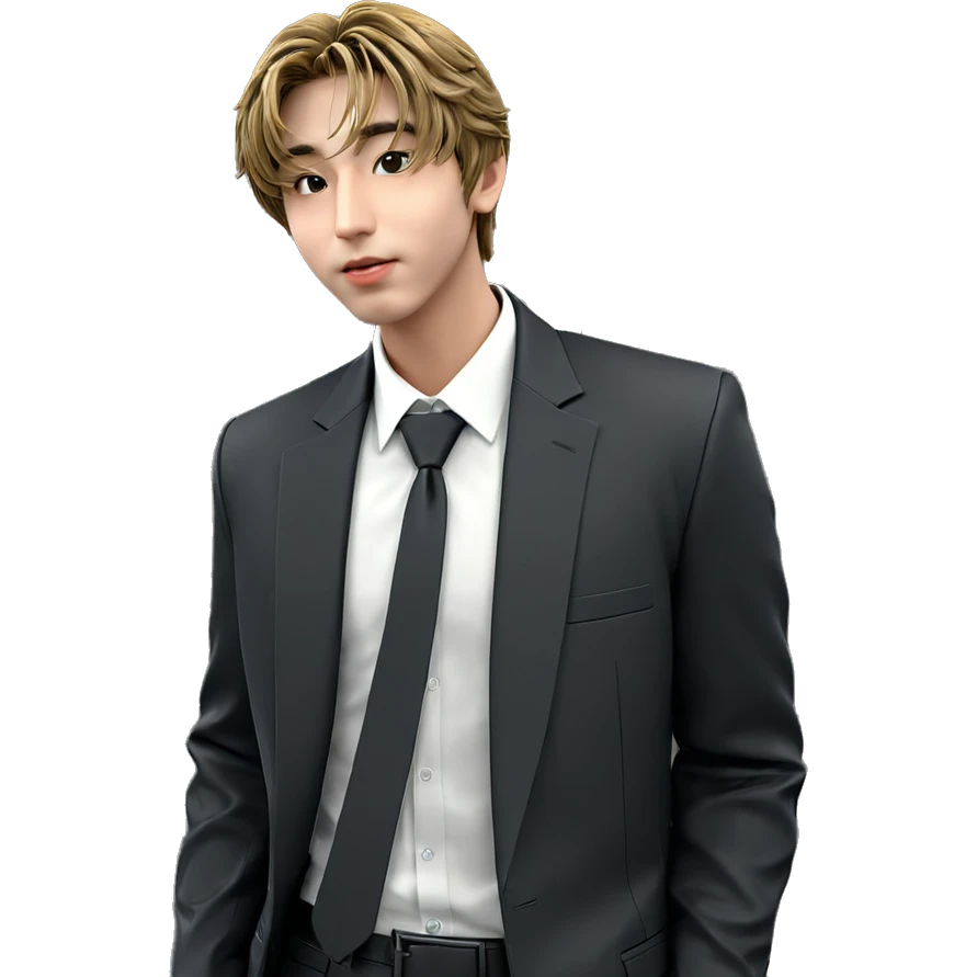 stylish boy in formal attire emoji