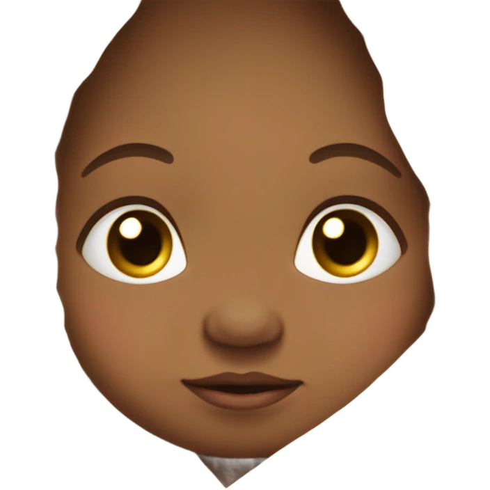 Baby swaddled cute emoji