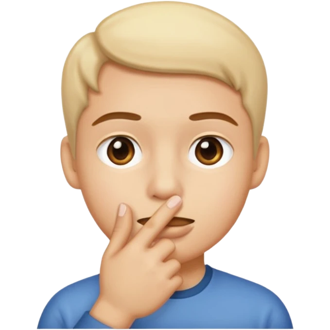 The hand of shushing emoji 🤫  emoji