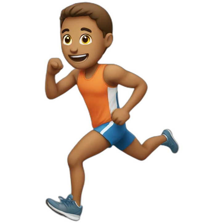 running emoji