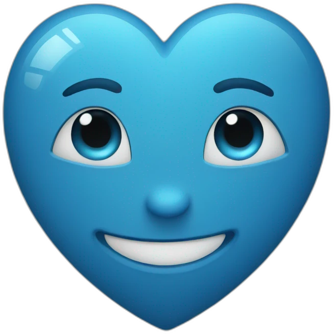 Blue heart emoji