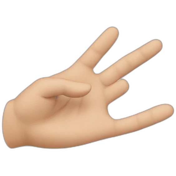 hand lateral emoji
