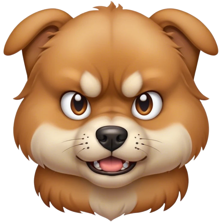 Dog mad emoji