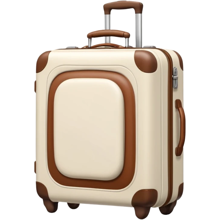 aesthetic ivory minimal suitcase emoji