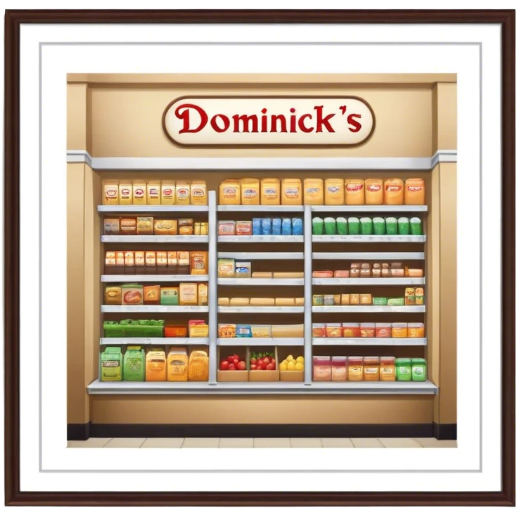 Dominick’s Grocery Store Chicago emoji