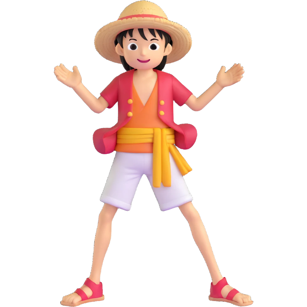 Luffy from One Piece emoji