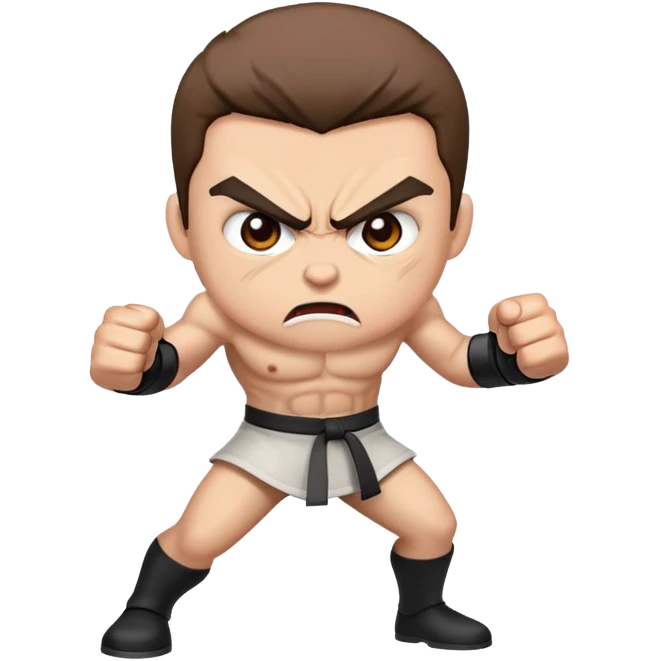 Mad and ready to fight  emoji