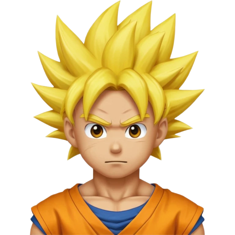 Goku super Sayayín emoji