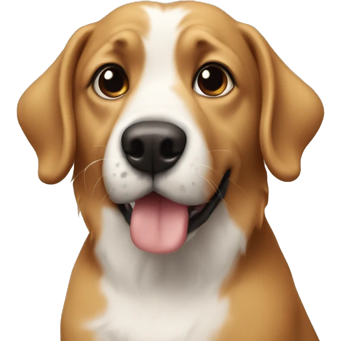 Dog with coquiette  emoji