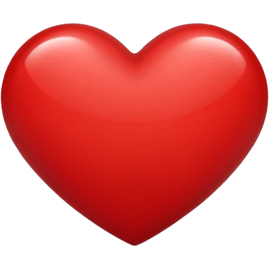 heart in red color emoji