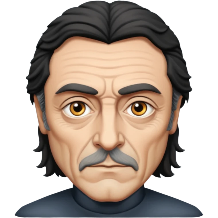Ian McShane with grey eyes emoji