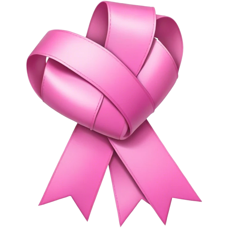 pink with ribbon small emoji