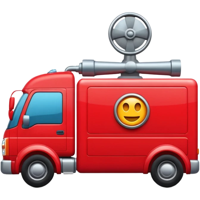 Camion avec des gyropahre emoji