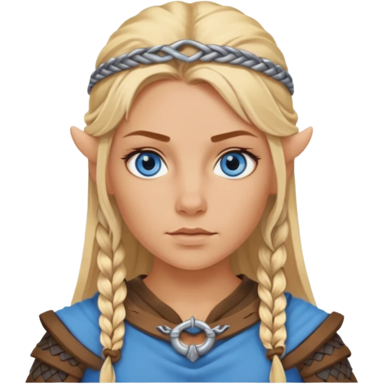 Viking female slave with blue eyes  emoji