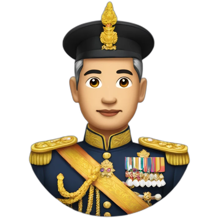 Maha Vajiralongkorn king of thailand emoji