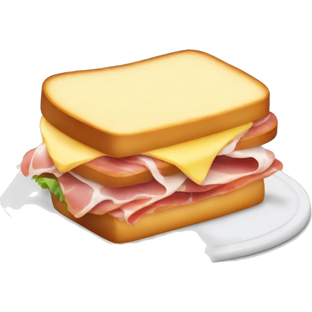Sandwich de jamón y queso tostado  emoji