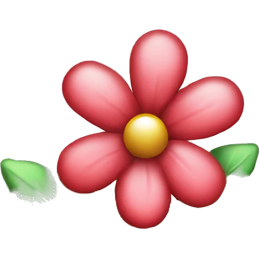 Cute Christmas flowers emoji