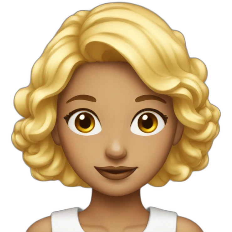 A rich girls emoji
