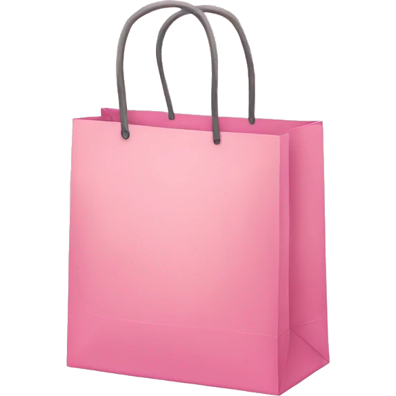 Shopping bag aesthetic pink  emoji